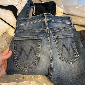 Mother Cuffed Jeans
